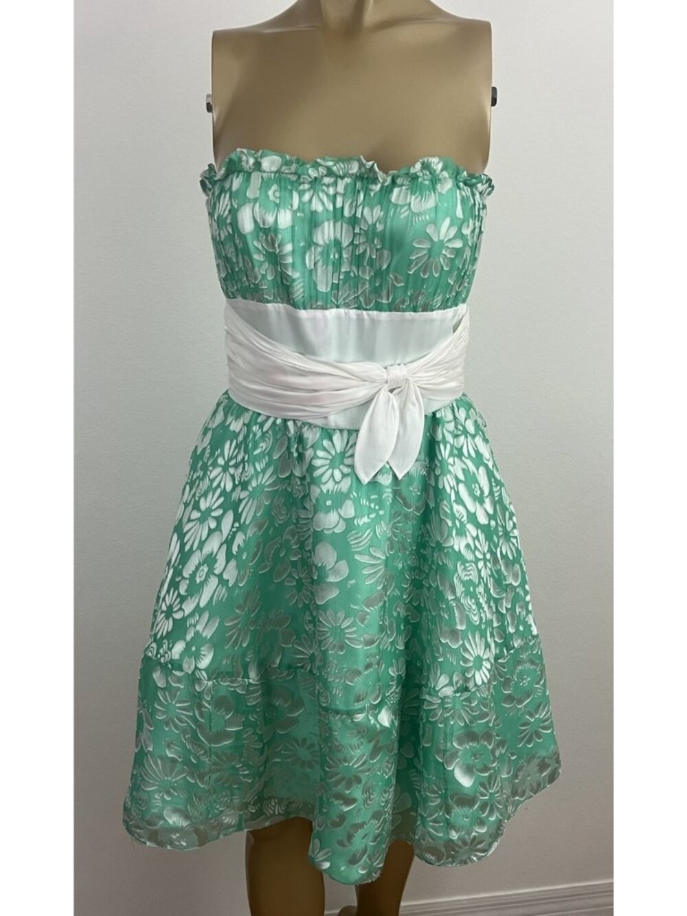 Vintage Betsey Johnson Evening Tea Party Tulle Lace Layered Silk Dress Women's 4